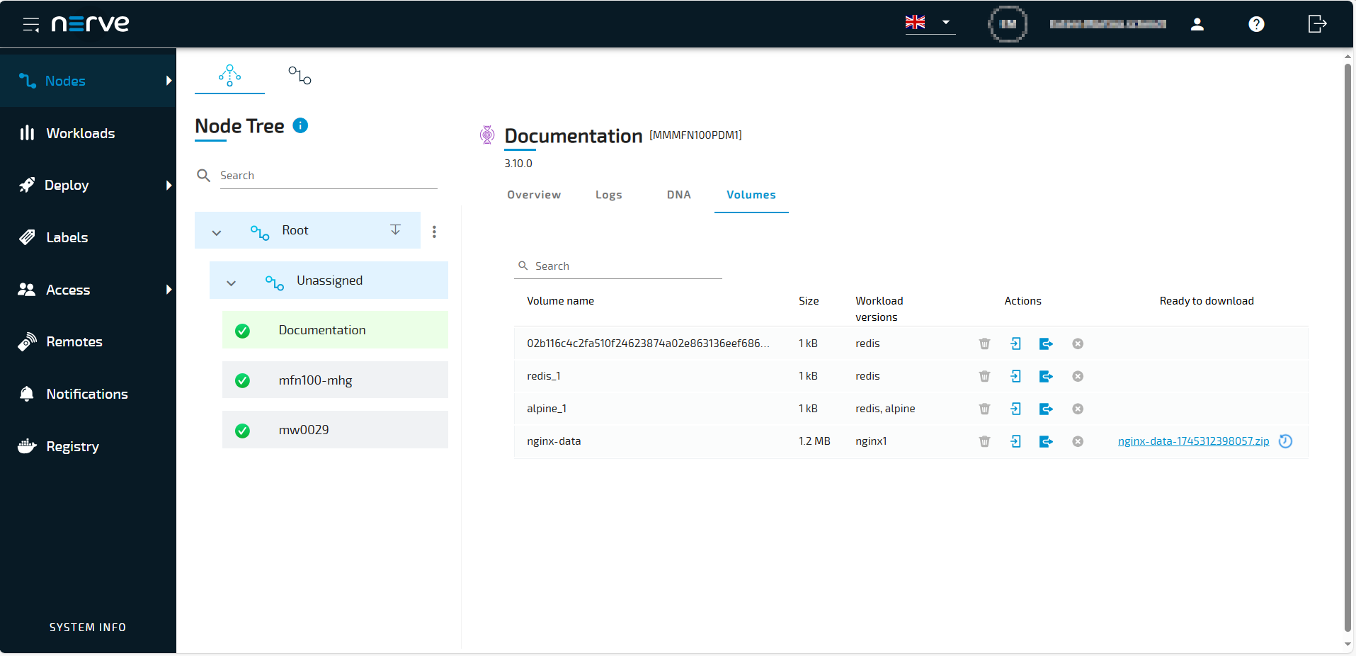 Docker Volumes on the node