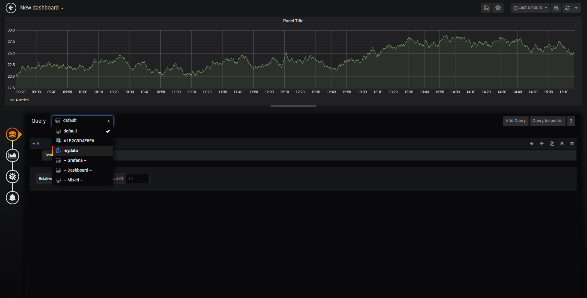 Select data source