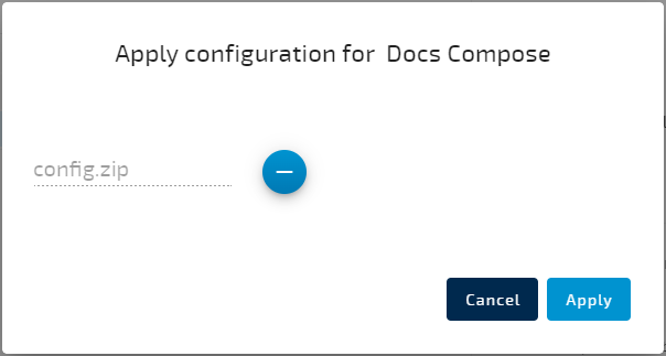 Add configuration ZIP file