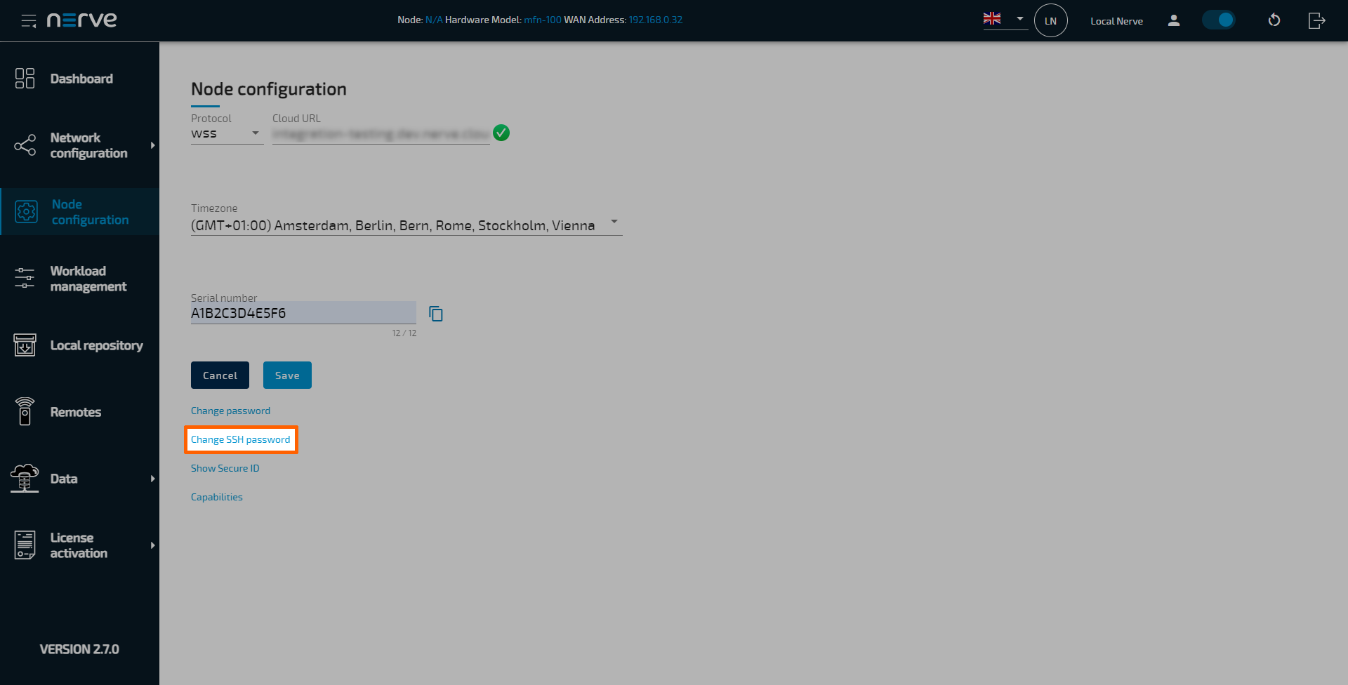 Change SSH Password