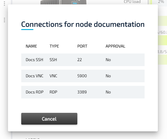 Select Remote Connection