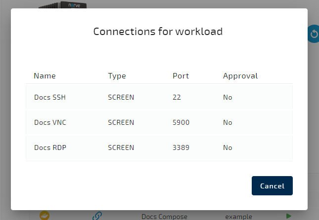 Select Remote Connection