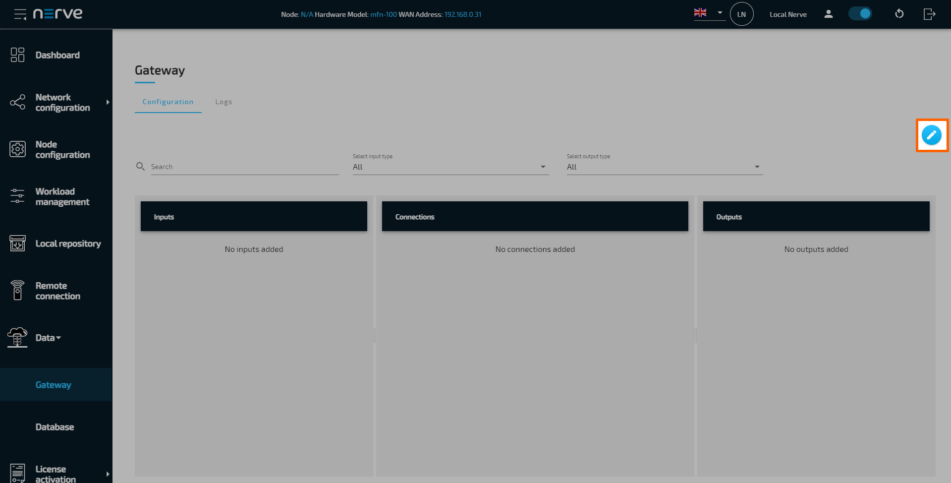 Modbus server data to InfluxDB for visualization - Nerve 2.9.2 ...