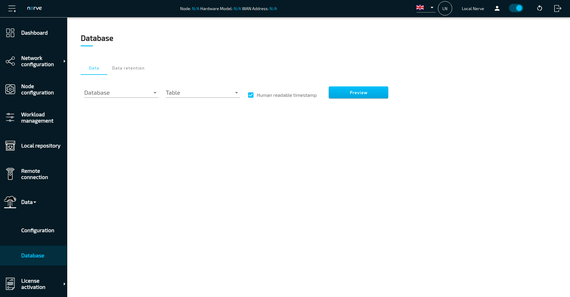 Database - Nerve 2.9.2 Documentation