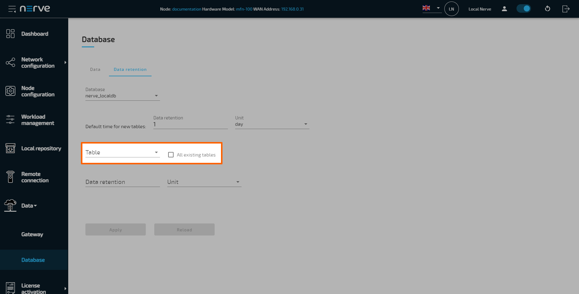 Database - Nerve 2.9.2 Documentation