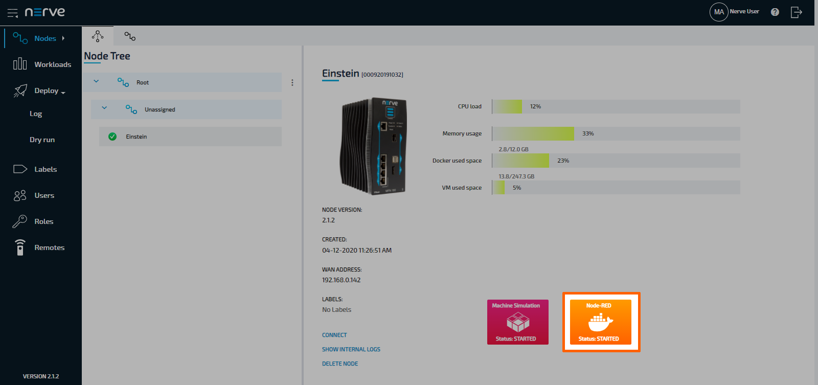 Machine efficiency insight - Nerve 2.9.2 Documentation