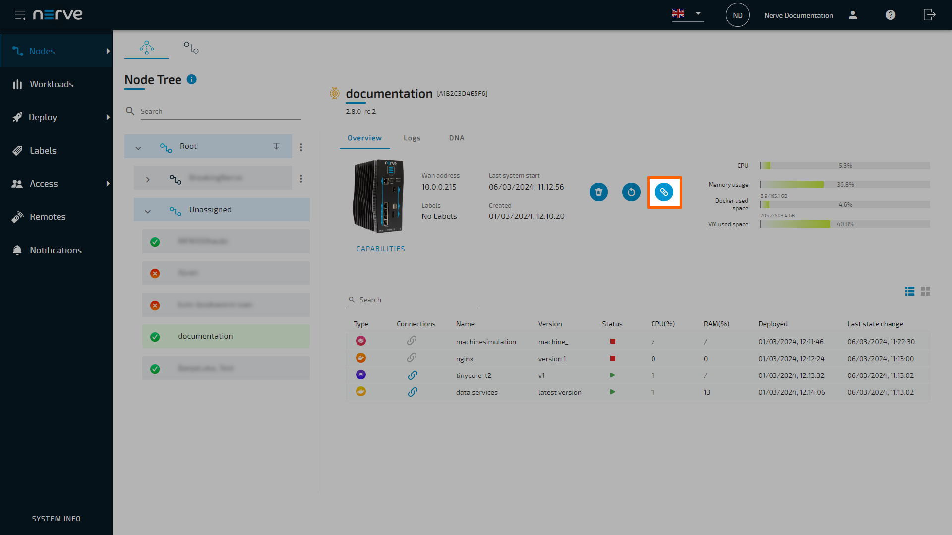 Remote connections - Nerve 2.9.2 Documentation