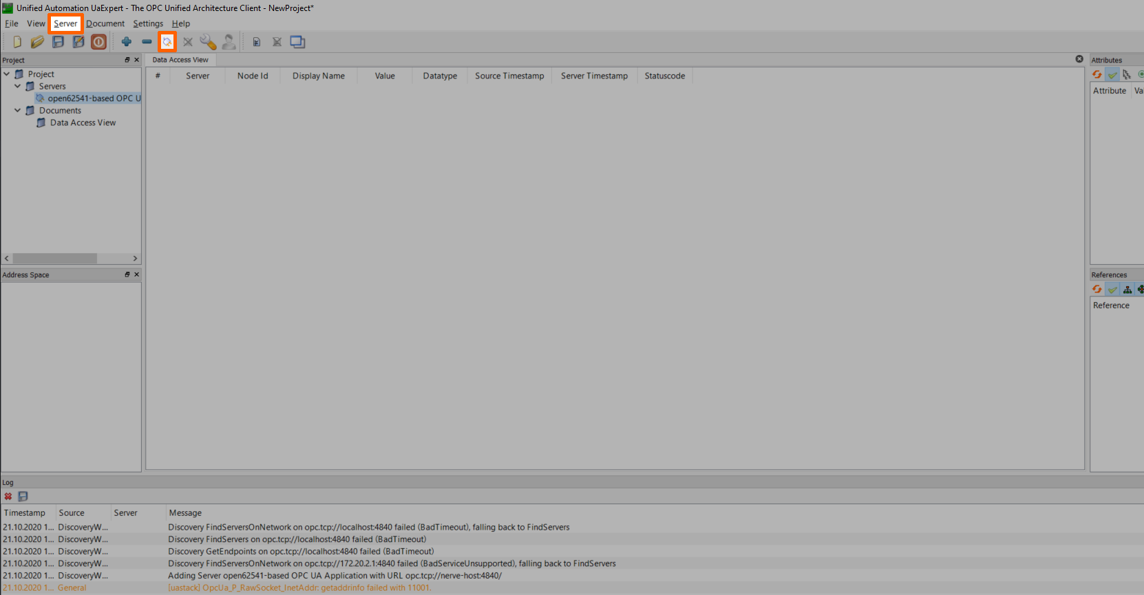 MQTT Publisher to OPC UA Server at the node - Nerve 2.9.3 Documentation