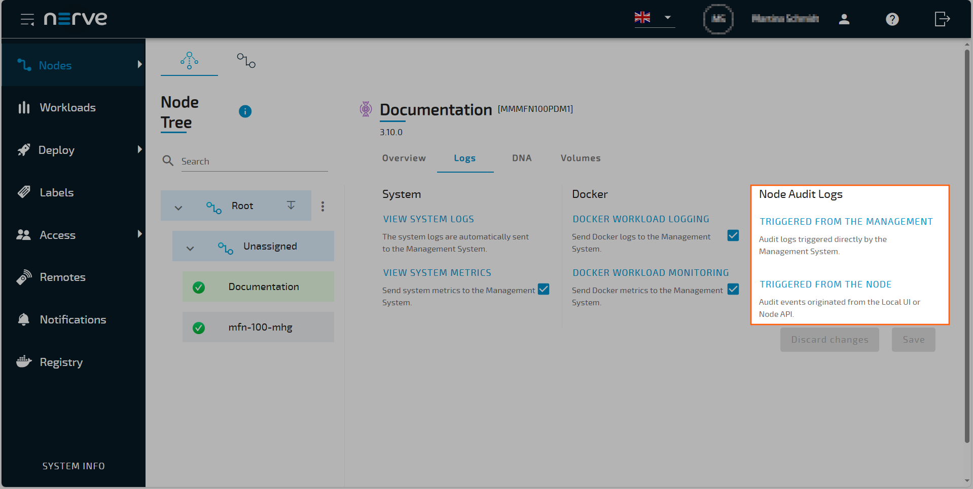 Access audit logs